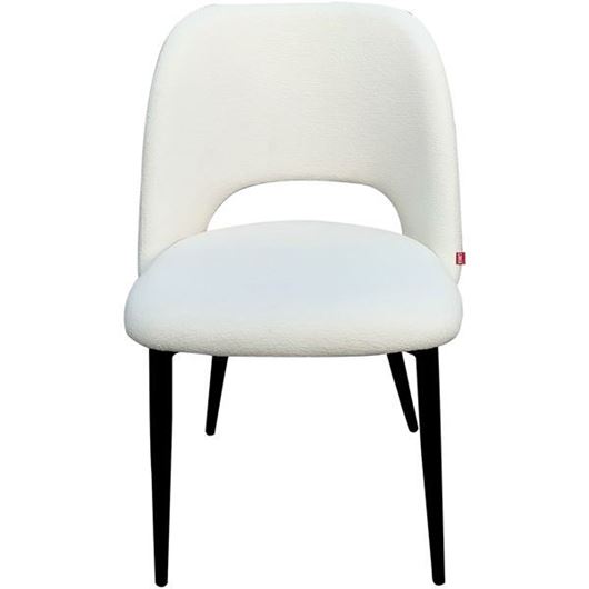 Picture of DOYLE dining chair white/black