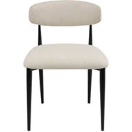 Picture of VELIS dining chair white/black