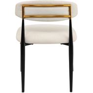 Picture of VELIS dining chair white/black