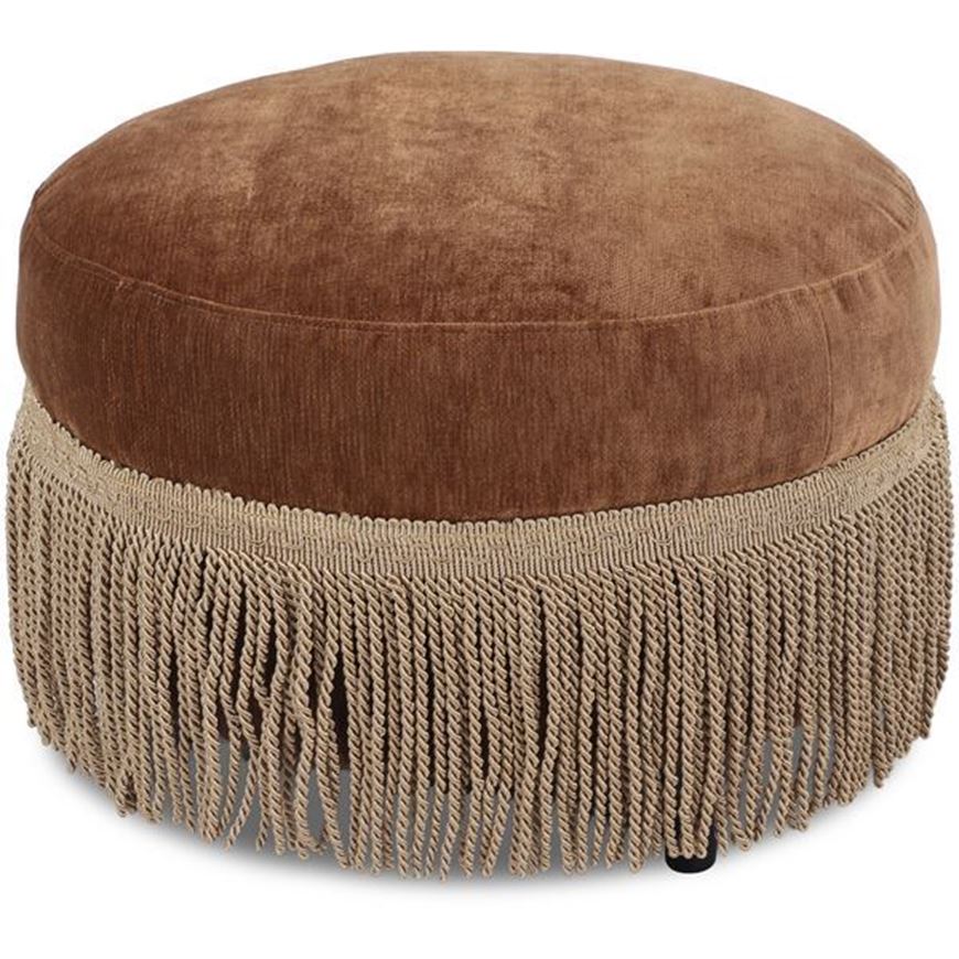 Picture of BOUDO stool brown - dia 62cm