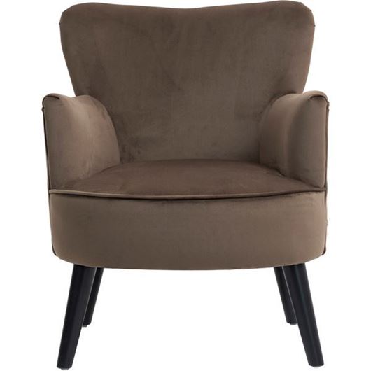 Picture of PLUSH armchair brown