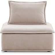 Picture of LUMINOUS armless modular chair beige
