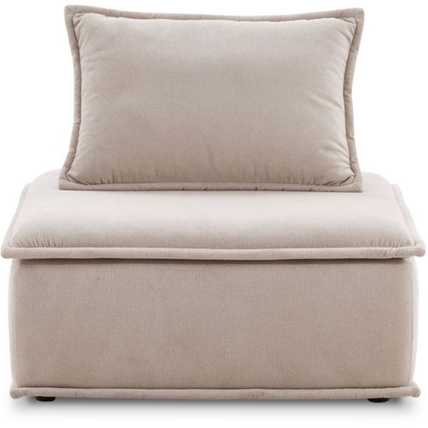 Picture of LUMINOUS armless modular chair beige