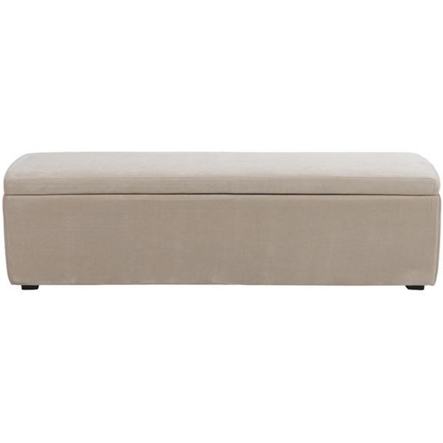 Picture of CASA storage stool taupe - 160x40cm
