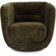 Picture of OREO swivel armchair green
