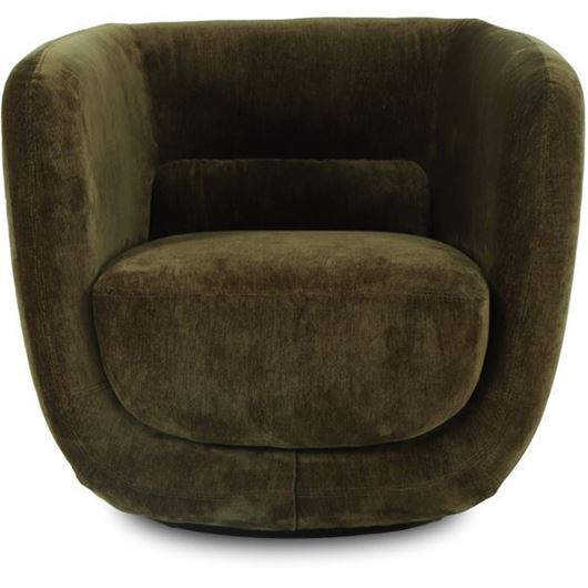 Picture of OREO swivel armchair green