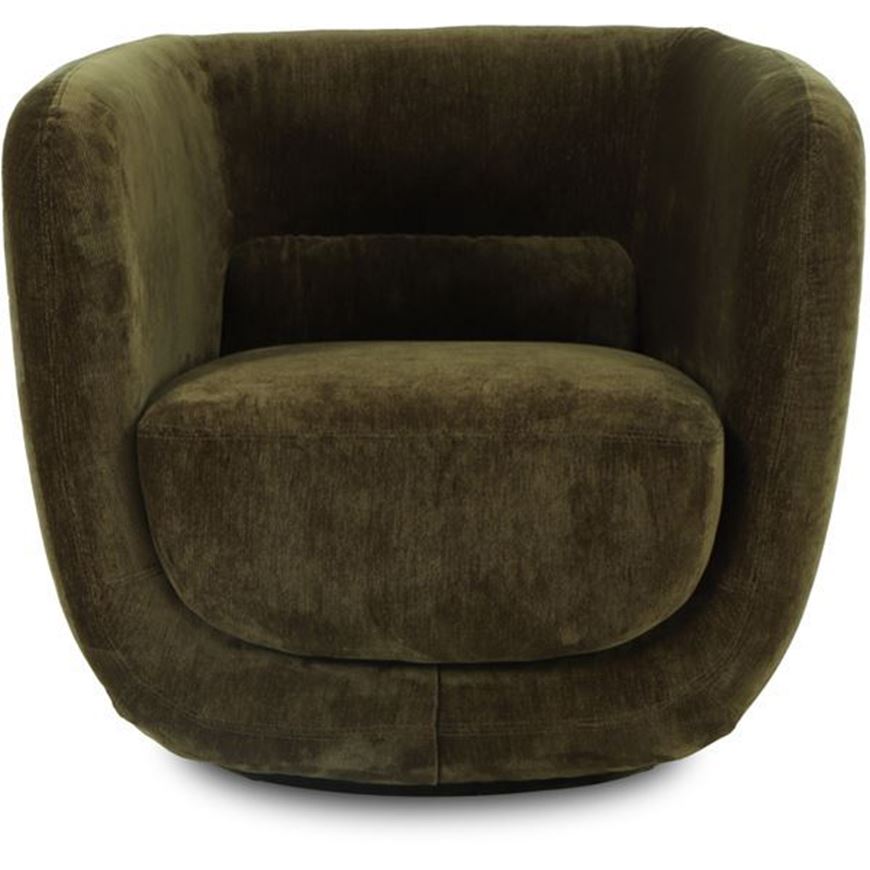 Picture of OREO swivel armchair green