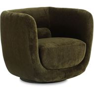 Picture of OREO swivel armchair green