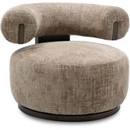Picture of DIA swivel armchair brown
