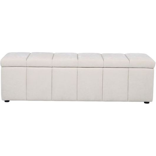 Picture of FIORI storage stool white - 160x44cm