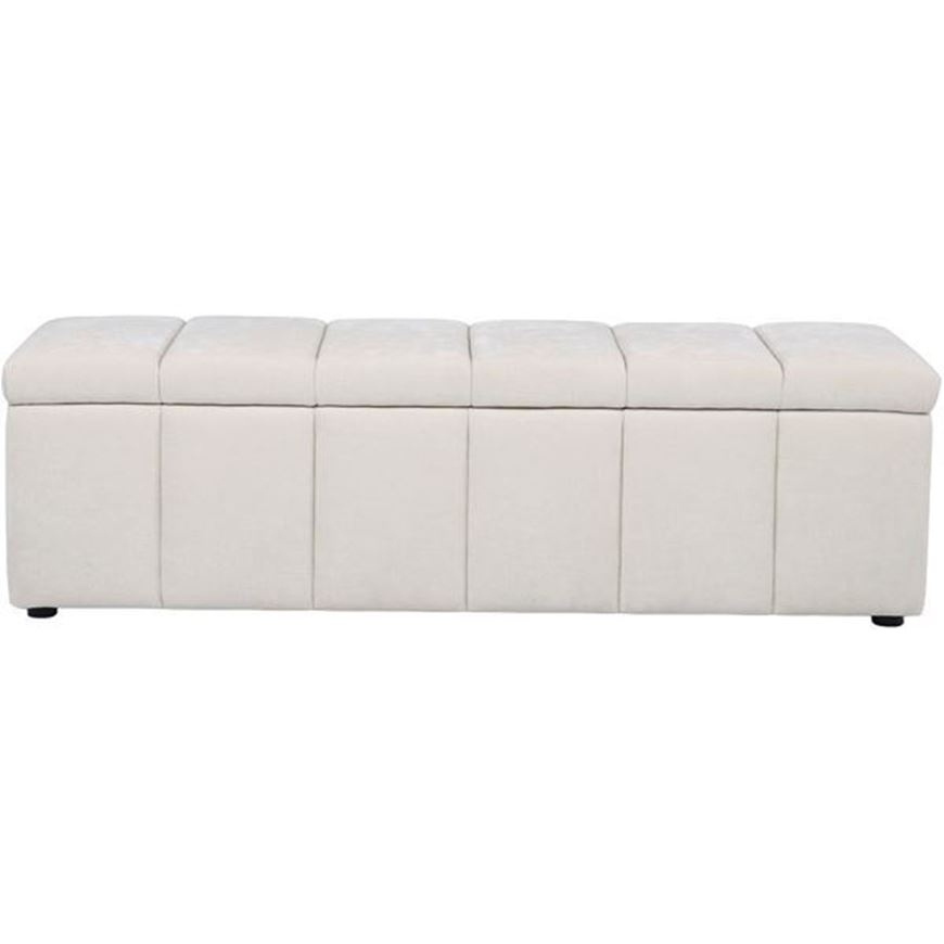 Picture of FIORI storage stool white - 160x44cm