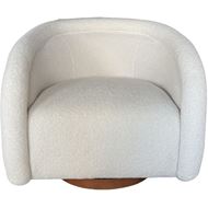 Picture of CAREY swivel armchair natural