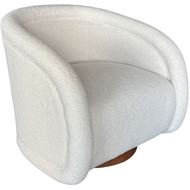 Picture of CAREY swivel armchair natural