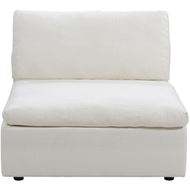 Picture of SUNLIGHT SP armless modular chair white - large