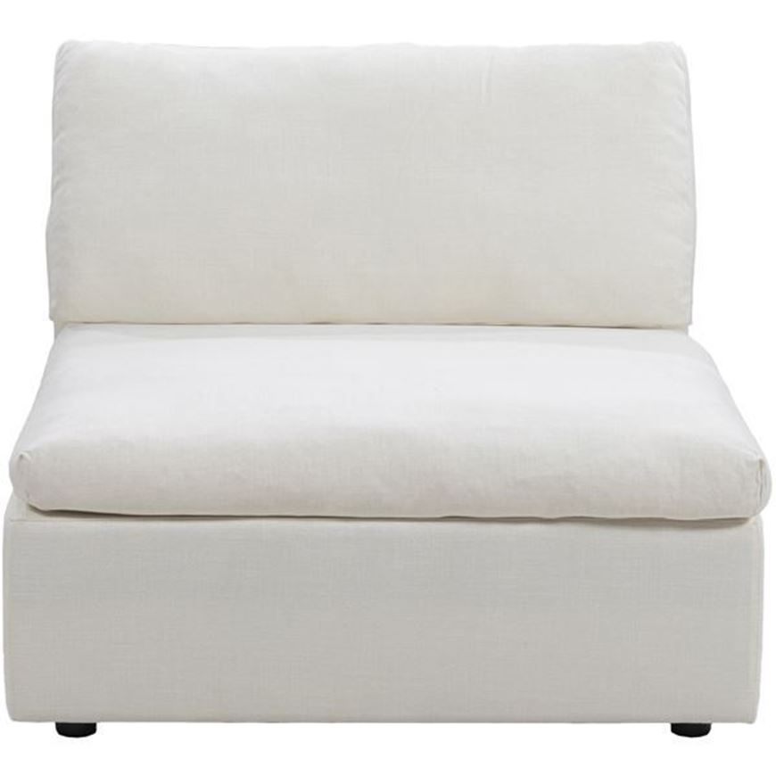 Picture of SUNLIGHT SP armless modular chair white - large