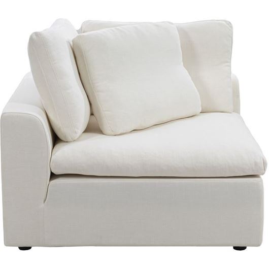 Picture of SUNLIGHT SP corner modular chair white - large