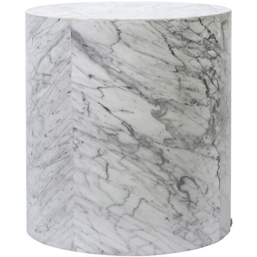 Picture of LUSTRO side table white - dia 45cm