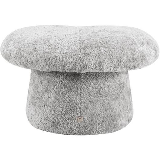 Picture of MUSHROOM stool silver - medium