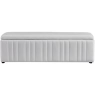 Picture of SONNO storage stool white -160x40