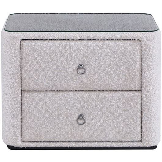 Picture of SOGNO bedside table white