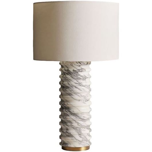 Picture of EMMA table lamp white /white - H81cm