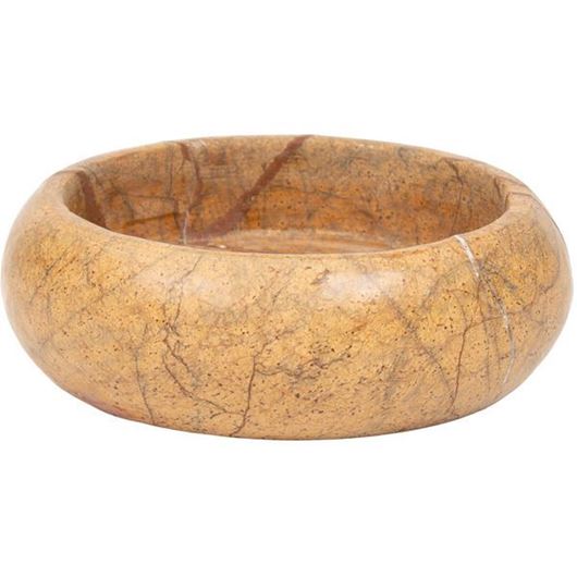 Picture of NOVARA bowl decoration brown - dia 12cm