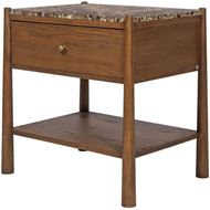 Picture of ZYRA bedside table brown