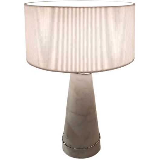 Picture of REGGIO table lamp white- H60cm