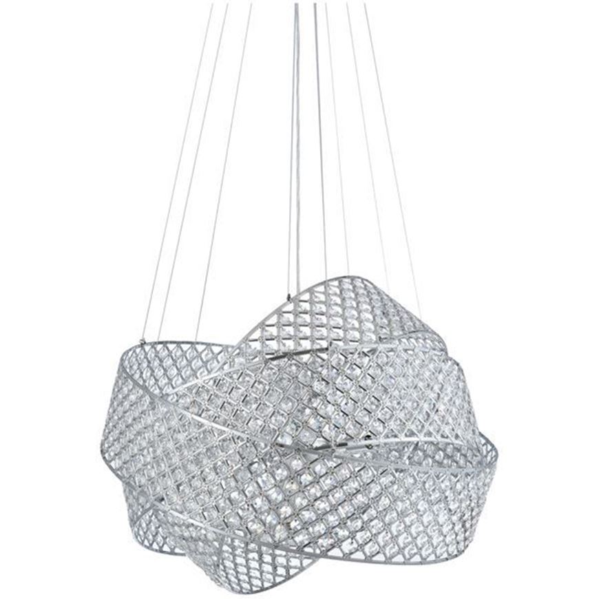 Picture of TERNI chandelier clear - dia 60cm