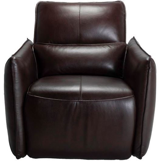 Picture of BILAL recliner chair leather brown