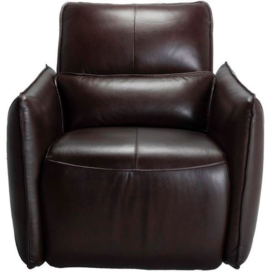 Picture of BILAL recliner chair leather brown