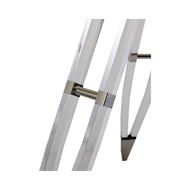 Picture of TELESCOPE floor lamp white/chrome -H195cm