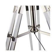 Picture of TELESCOPE floor lamp white/chrome -H195cm